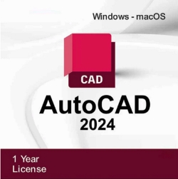 Autodesk AutoCAD 2024 - Abbonamento 12 MESI (WINDOWS/MAC)